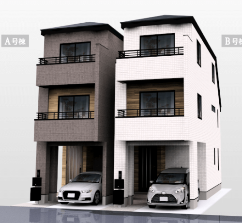 外観パース(東六郷3)