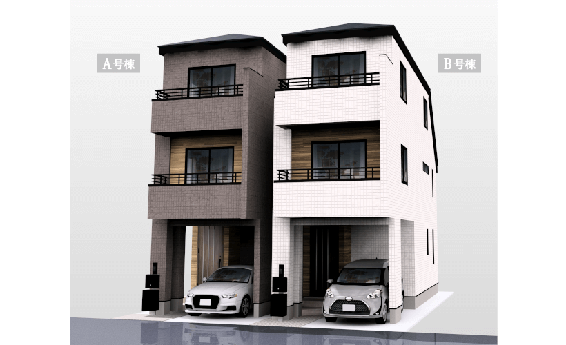 外観パース(東六郷3)