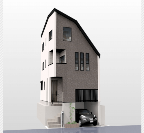 外観パース(前野町6)