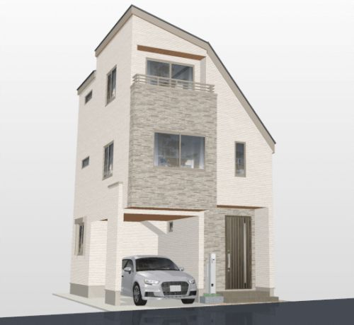 外観パース(宝町5)