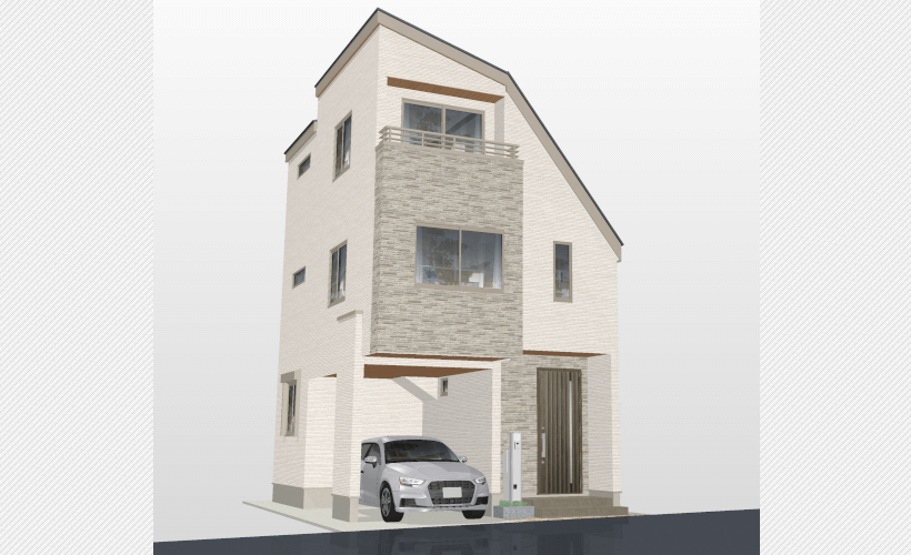 外観パース(宝町5)