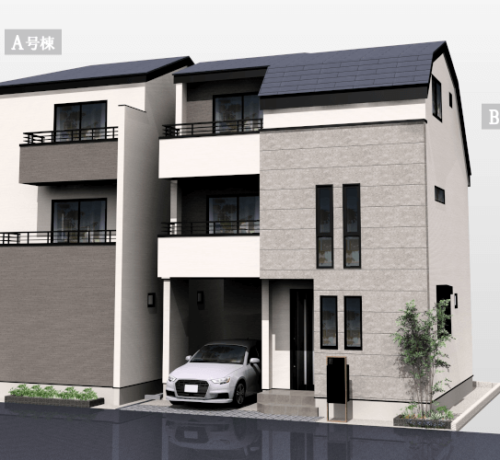 外観パース(桜川B)