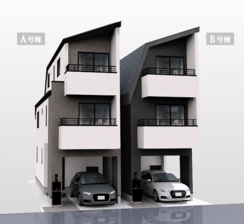 外観パース(柴又6)