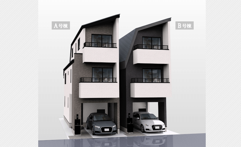 外観パース(柴又6)