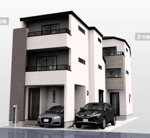 外観パース(生田)