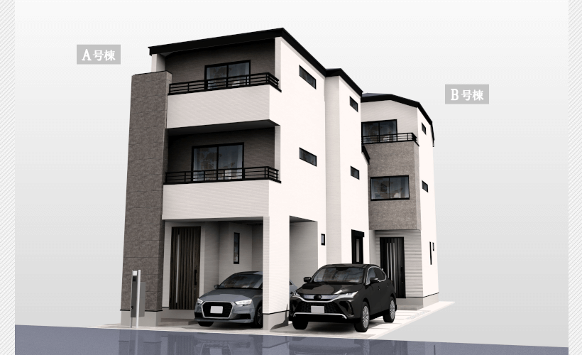 外観パース(生田)