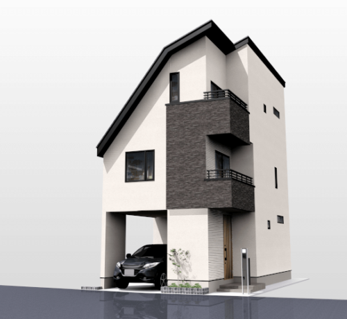 外観パース(平和台6)