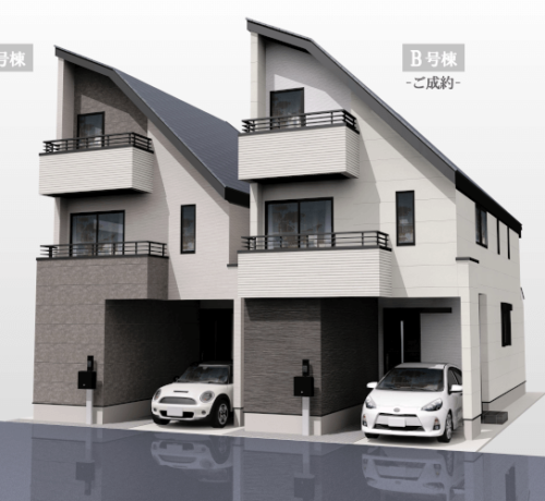 外観パース(沼袋8)